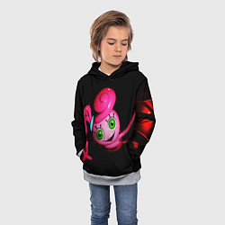 Толстовка-худи детская POPPY PLAYTIME - Mommy long legs - Мама длинные но, цвет: 3D-меланж — фото 2
