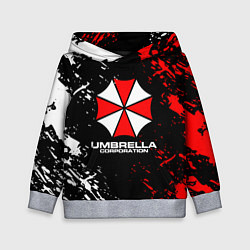 Толстовка-худи детская Umbrella Corporation Resident Evil, цвет: 3D-меланж