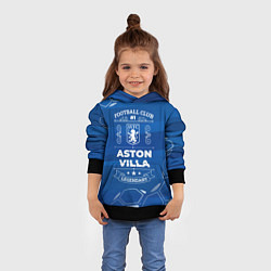 Толстовка-худи детская Aston Villa FC 1, цвет: 3D-черный — фото 2