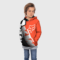 Толстовка-худи детская FOX X KTM Сollaboration, цвет: 3D-меланж — фото 2