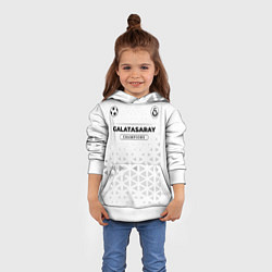 Толстовка-худи детская Galatasaray Champions Униформа, цвет: 3D-белый — фото 2