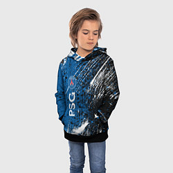 Толстовка-худи детская Псж краска, цвет: 3D-черный — фото 2