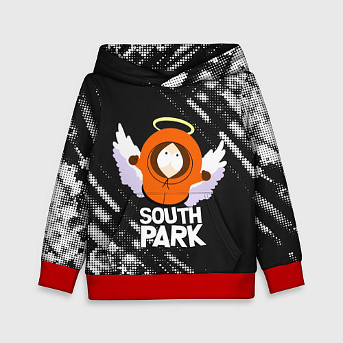Детская толстовка Южный парк - Кенни Kenny ангел / 3D-Красный – фото 1