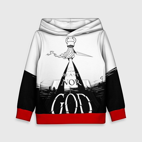 Детская толстовка Не жук, не зверь, но БОГ Hollow Knight / 3D-Красный – фото 1