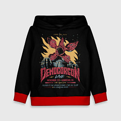 Толстовка-худи детская Stranger Things Demogorgon, цвет: 3D-красный
