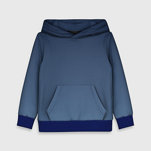 Детская толстовка Gradient Dark Blue / 3D-Синий – фото 1