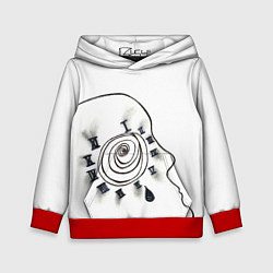 Толстовка-худи детская Bloodstream - Busyness, цвет: 3D-красный