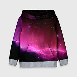 Толстовка-худи детская Night Nebula, цвет: 3D-меланж