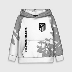 Толстовка-худи детская Atletico Madrid Sport на темном фоне, цвет: 3D-белый
