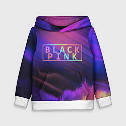 Толстовка-худи детская BLACKPINK COLORS, цвет: 3D-белый