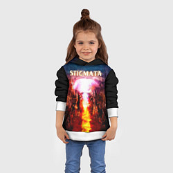 Толстовка-худи детская Stigmata альбом, цвет: 3D-белый — фото 2