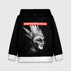Толстовка-худи детская Boris Brejcha в маске, цвет: 3D-белый