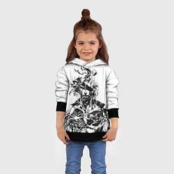 Толстовка-худи детская Metal Gear Rising: Revengeance, цвет: 3D-черный — фото 2