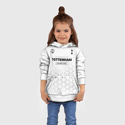 Толстовка-худи детская Tottenham Champions Униформа, цвет: 3D-белый — фото 2