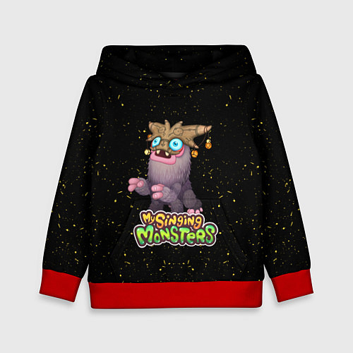 Детская толстовка My singing Monsters - Чародейчик / 3D-Красный – фото 1
