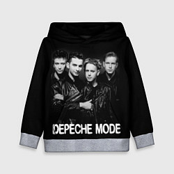 Толстовка-худи детская Depeche Mode - black & white portrait, цвет: 3D-меланж