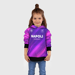 Толстовка-худи детская Napoli legendary sport grunge, цвет: 3D-черный — фото 2
