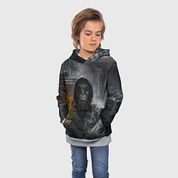 Толстовка-худи детская STALKER На Привале В Припяти, цвет: 3D-меланж — фото 2