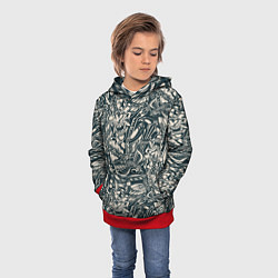 Толстовка-худи детская Винтажные flash tatoo, цвет: 3D-красный — фото 2