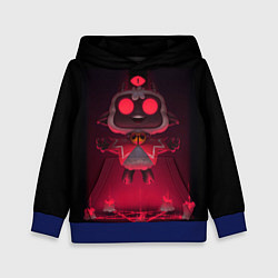 Толстовка-худи детская Cult of the Lamb - Ритуал, цвет: 3D-синий