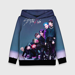 Толстовка-худи детская Stray Kids K Idols, цвет: 3D-черный