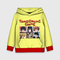 Толстовка-худи детская Tomodachi Game: аниме, цвет: 3D-красный