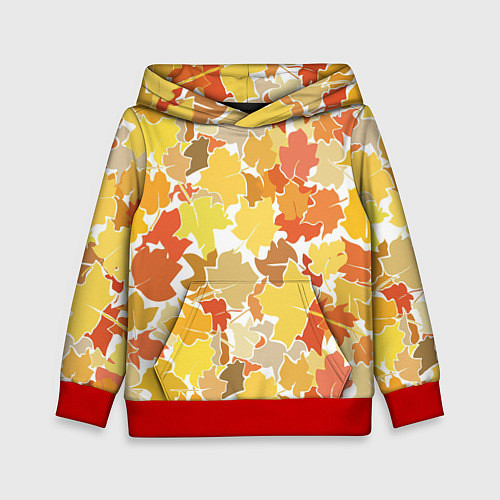 Детская толстовка Осенний дар / 3D-Красный – фото 1