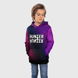 Толстовка-худи детская Hunter x Hunter gradient space, цвет: 3D-черный — фото 2