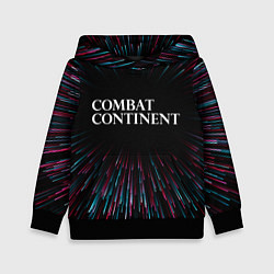 Толстовка-худи детская Combat Continent infinity, цвет: 3D-черный