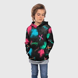 Толстовка-худи детская ANARCHY CS GO, цвет: 3D-меланж — фото 2