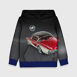 Толстовка-худи детская Buick Centurion - USA - Retro, цвет: 3D-синий