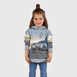 Толстовка-худи детская Buick Riviera - Concept - Nature, цвет: 3D-меланж — фото 2