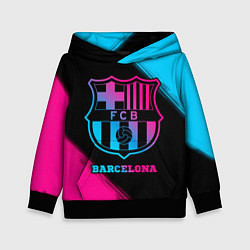 Толстовка-худи детская Barcelona - neon gradient, цвет: 3D-черный