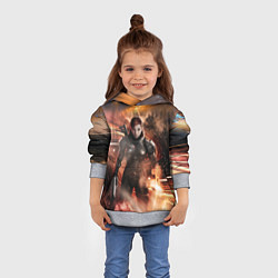 Толстовка-худи детская Mass Effect N7 - Jane Shepard, цвет: 3D-меланж — фото 2