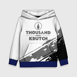 Толстовка-худи детская Thousand Foot Krutch логотип, цвет: 3D-синий
