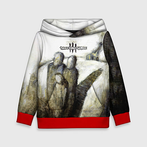 Детская толстовка Three Days Grace дебютный альбом / 3D-Красный – фото 1