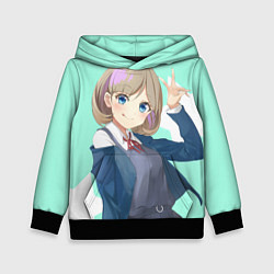 Толстовка-худи детская Милая Кэкэ Тан - Живая любовь Суперзвезда, цвет: 3D-черный