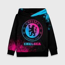 Толстовка-худи детская Chelsea - neon gradient, цвет: 3D-черный