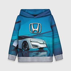 Толстовка-худи детская Honda concept - Japan, цвет: 3D-меланж