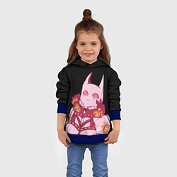 Толстовка-худи детская Милый стенд Killer Queen - Jojo, цвет: 3D-синий — фото 2