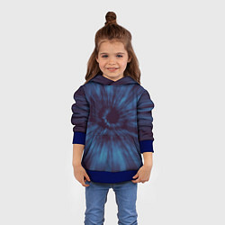 Толстовка-худи детская Космический глаз, цвет: 3D-синий — фото 2