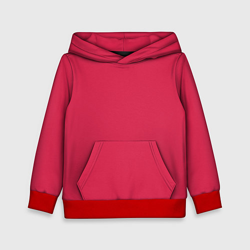 Детская толстовка Viva magenta pantone textile cotton / 3D-Красный – фото 1
