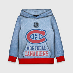 Толстовка-худи детская Montreal Canadiens - NHL, цвет: 3D-красный