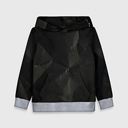 Толстовка-худи детская Эффект мятой бумаги, цвет: 3D-меланж