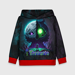 Толстовка-худи детская Terraria monster, цвет: 3D-красный