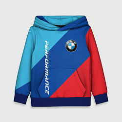 Толстовка-худи детская Bmw - m colors, цвет: 3D-синий