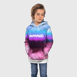 Толстовка-худи детская Mamamoo clouds, цвет: 3D-белый — фото 2
