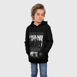 Толстовка-худи детская Linkin Park Chester Bennington, цвет: 3D-черный — фото 2