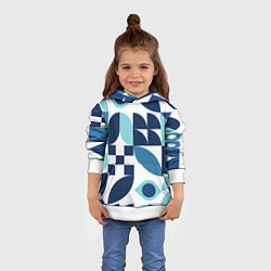 Толстовка-худи детская Набор фигур, цвет: 3D-белый — фото 2