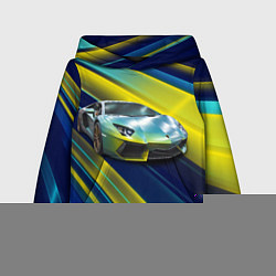 Толстовка-худи детская Суперкар Lamborghini Reventon, цвет: 3D-меланж